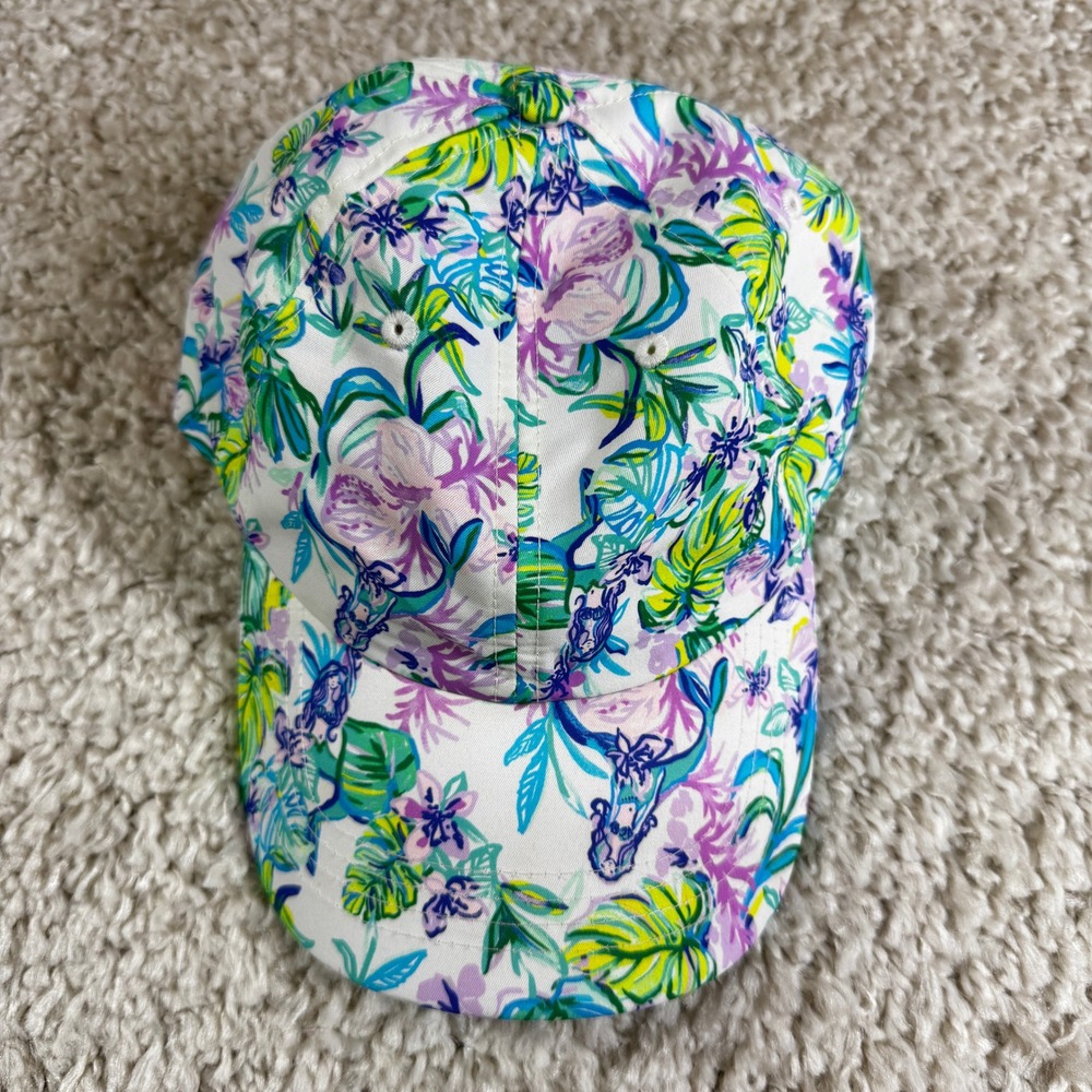 HTF! Lilly Pulitzer “mermaid in the shade” adjustable hat